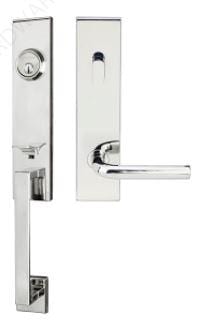 INOX Manhattan Handle Set with Cologne Inside Lever